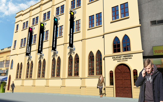 La fachada del Campus Ayacucho de la IUSH cambiará
