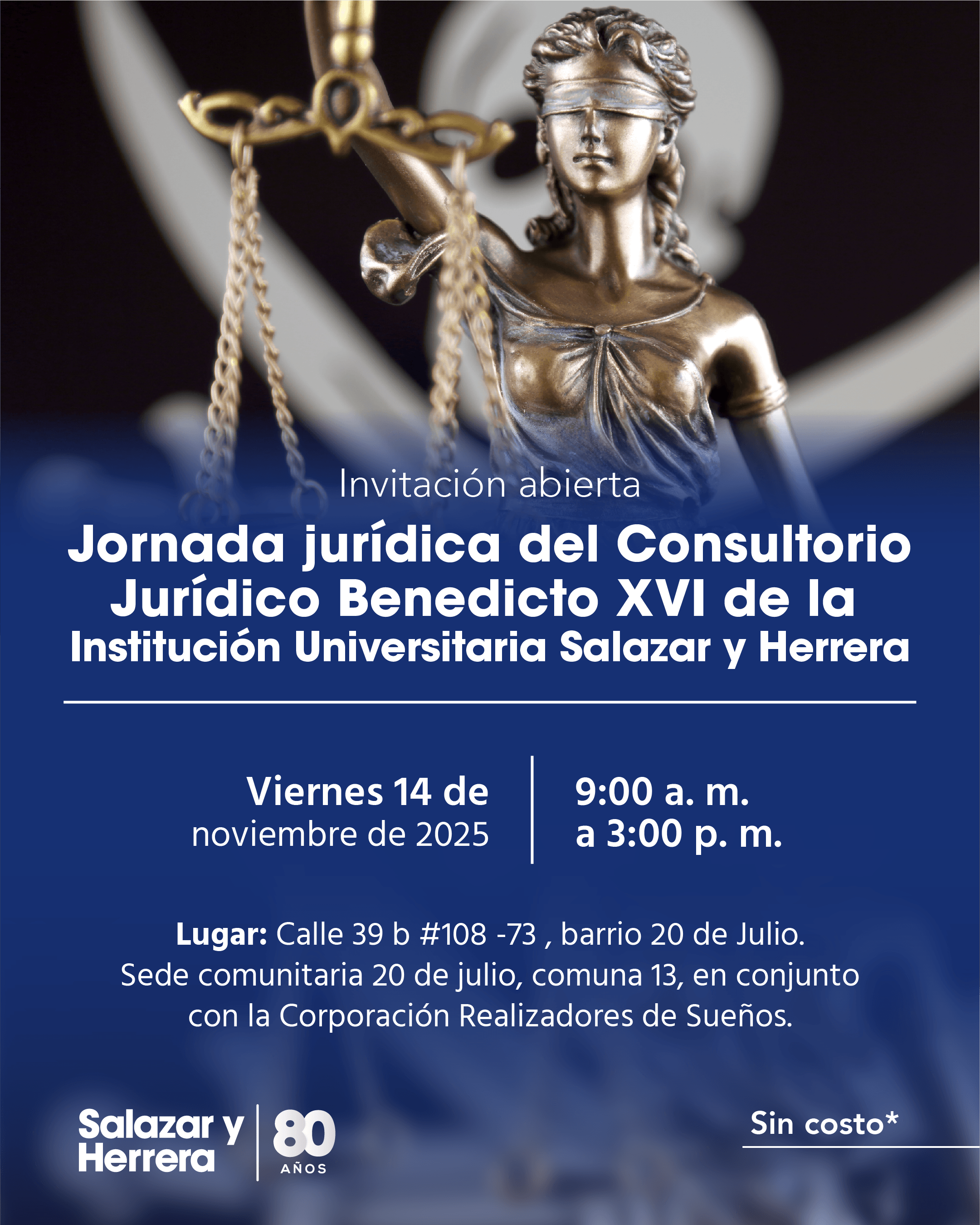 Jornada jurídica del Consultorio Jurídico Benedicto XVI IUSH