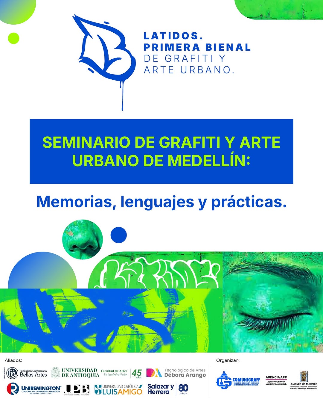 La Escuela de Ciencias Creativas se articula a Latidos: Primera Bienal de Grafiti y Arte UrbanoIUSH